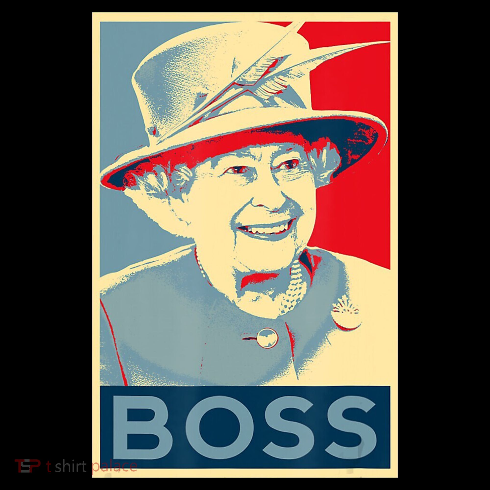 Boss Platinum Jubilee Queen Elizabeth Retro Women's Hoodie
