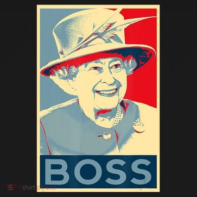 Boss Platinum Jubilee Queen Elizabeth Retro Mousepad