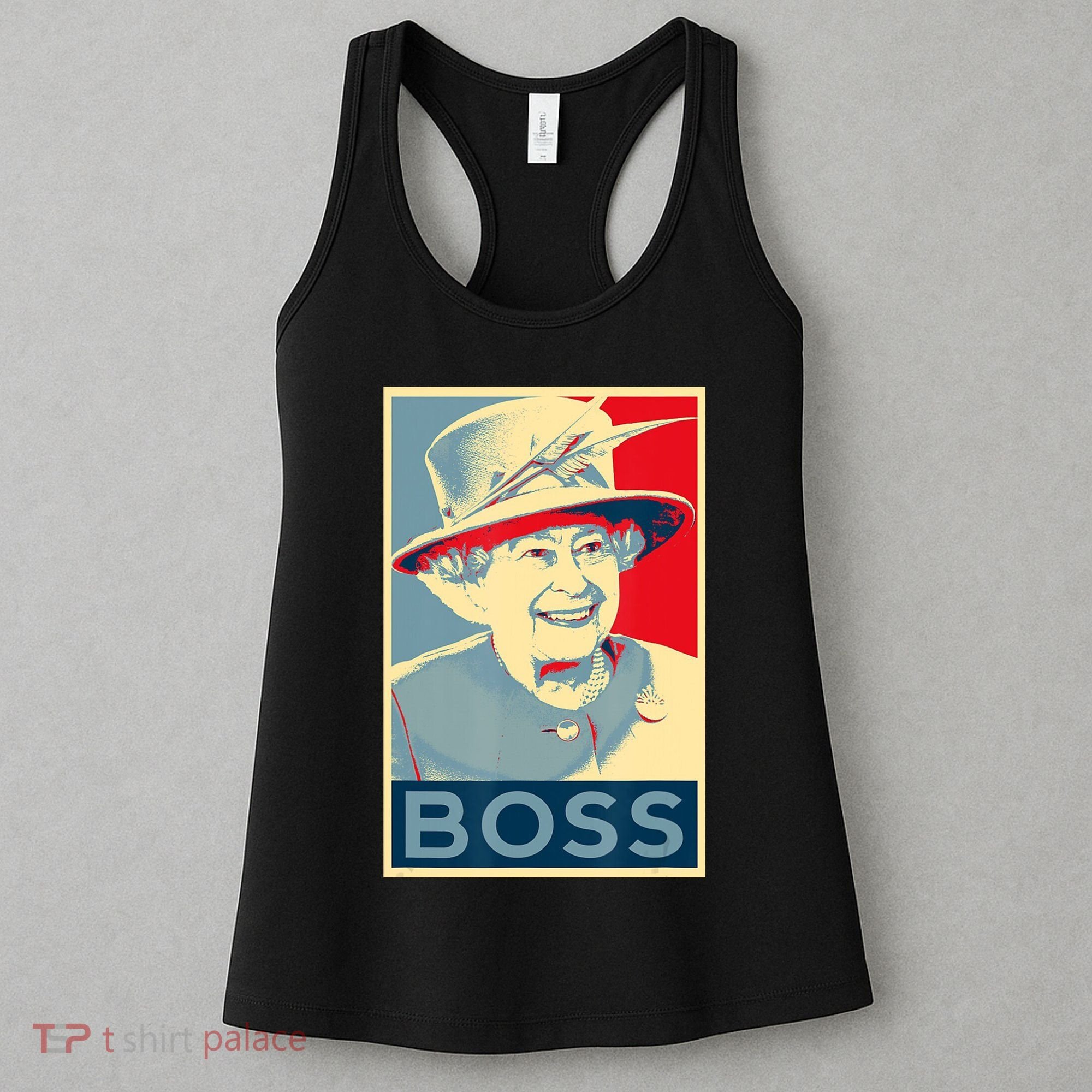 Boss Platinum Jubilee Queen Elizabeth Retro Women's Tank Top