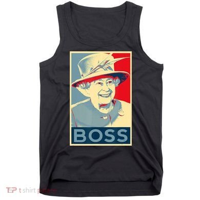 Boss Platinum Jubilee Queen Elizabeth Retro Tank Top