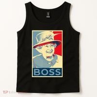 Boss Platinum Jubilee Queen Elizabeth Retro Tank Top thumb 2