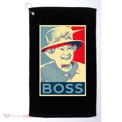 Boss Platinum Jubilee Queen Elizabeth Retro Golf Towel