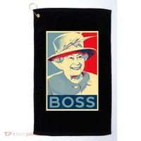 Boss Platinum Jubilee Queen Elizabeth Retro Golf Towel thumb 0