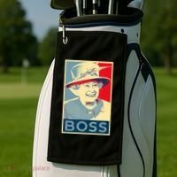 Boss Platinum Jubilee Queen Elizabeth Retro Golf Towel thumb 2