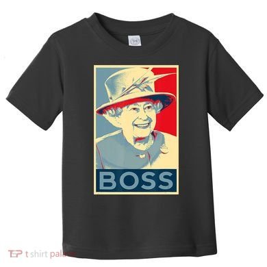 Boss Platinum Jubilee Queen Elizabeth Retro Toddler T-Shirt