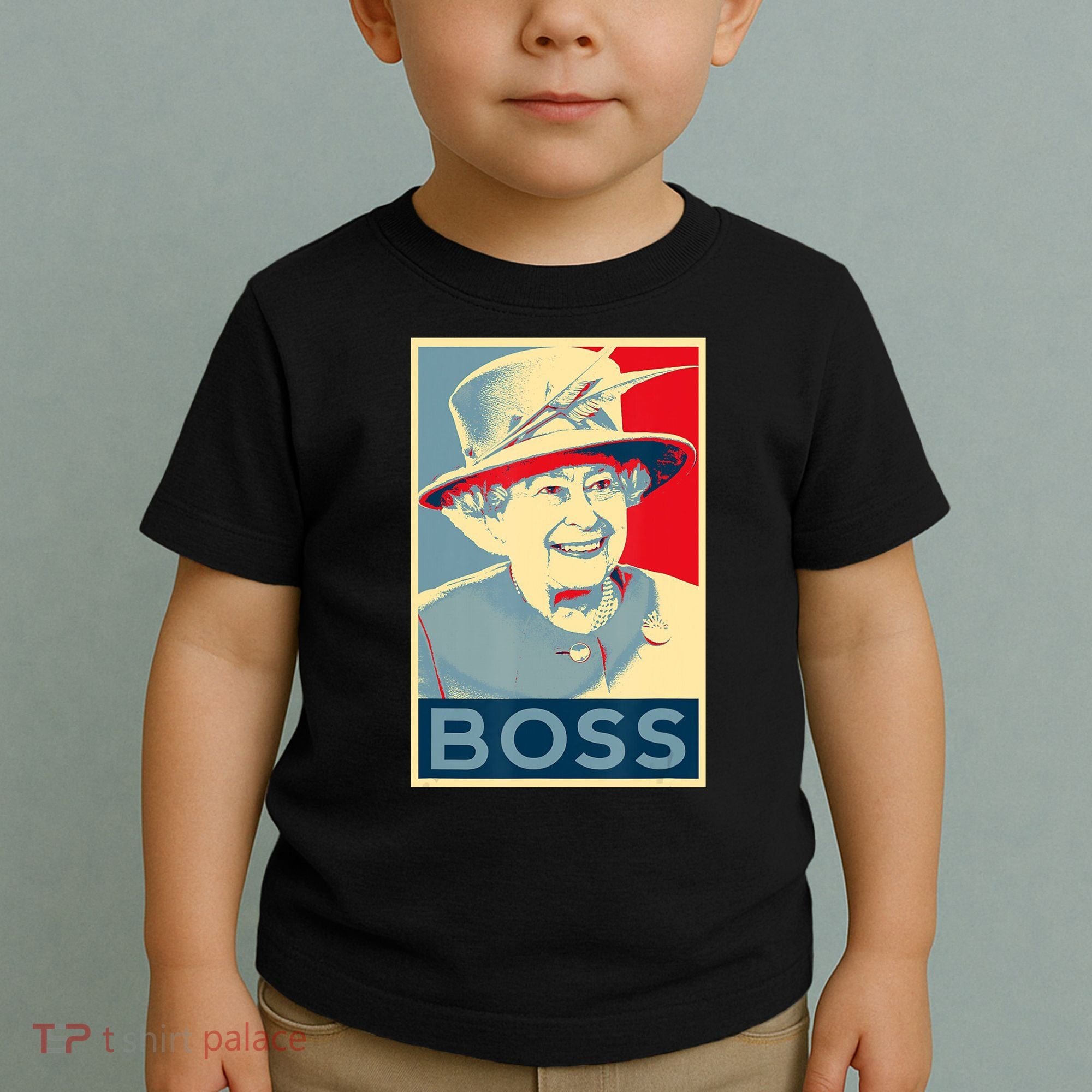 Boss Platinum Jubilee Queen Elizabeth Retro Toddler T-Shirt