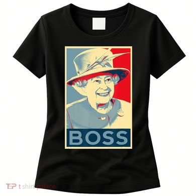 Boss Platinum Jubilee Queen Elizabeth Retro Women's T-Shirt