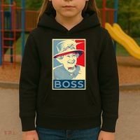 Boss Platinum Jubilee Queen Elizabeth Retro Kids Hoodie thumb 3