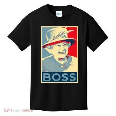 Boss Platinum Jubilee Queen Elizabeth Retro Kids T-Shirt