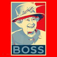 Boss Platinum Jubilee Queen Elizabeth Retro Santa Hat thumb 1