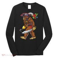 Bigfoot Pirate Jolly Roger Costume Sasquatch Long Sleeve Shirt thumb 0