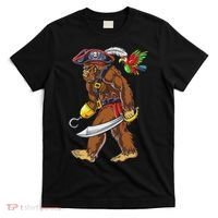 Bigfoot Pirate Jolly Roger Costume Sasquatch T-Shirt thumb 0