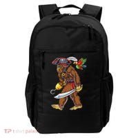 Bigfoot Pirate Jolly Roger Costume Sasquatch Backpack thumb 0
