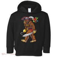 Bigfoot Pirate Jolly Roger Costume Sasquatch Toddler Hoodie thumb 0