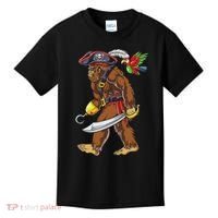 Bigfoot Pirate Jolly Roger Costume Sasquatch Kids T-Shirt thumb 0
