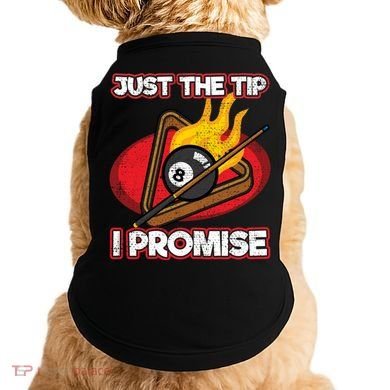 Billiards Player Just The Tip Promise Magic Shot Pool Cute Gift Doggie Tank