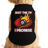Billiards Player Just The Tip Promise Magic Shot Pool Cute Gift Doggie Tank thumb 0