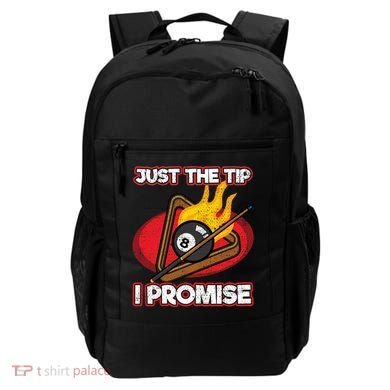 Billiards Player Just The Tip Promise Magic Shot Pool Cute Gift Backpack