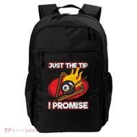 Billiards Player Just The Tip Promise Magic Shot Pool Cute Gift Backpack thumb 0