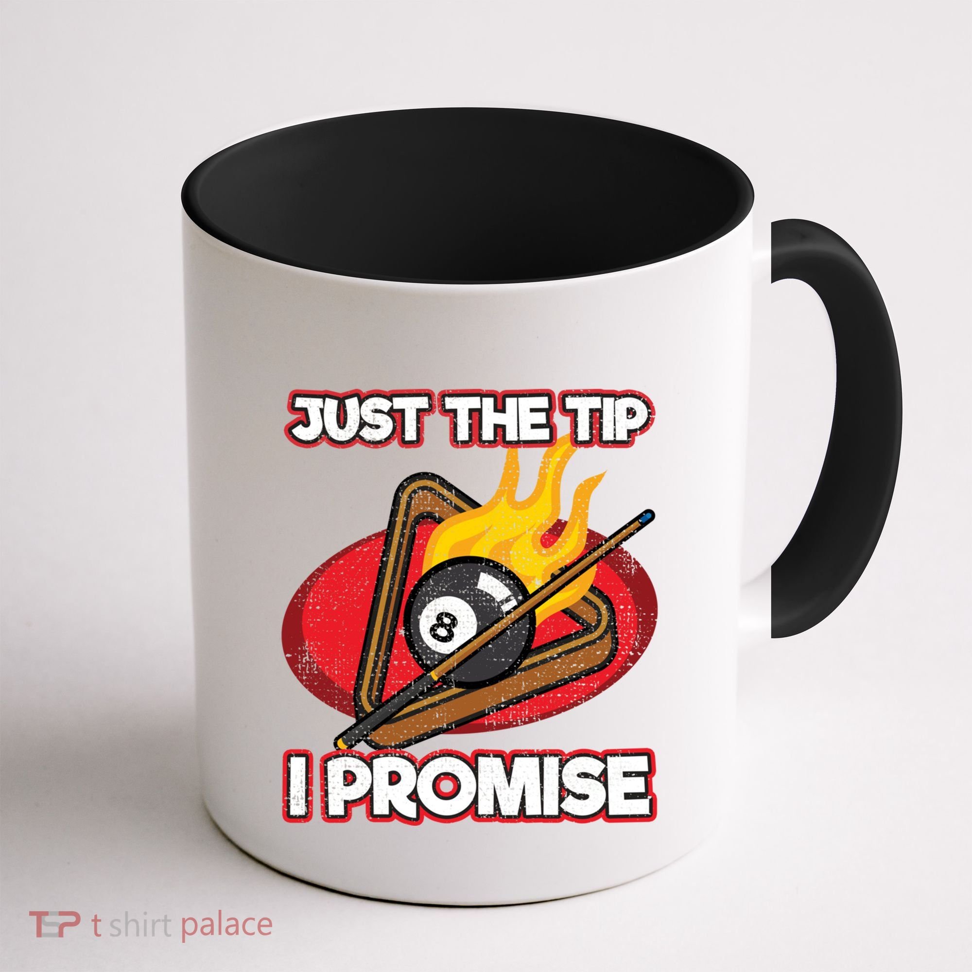 Billiards Player Just The Tip Promise Magic Shot Pool Cute Gift Coffee Mug