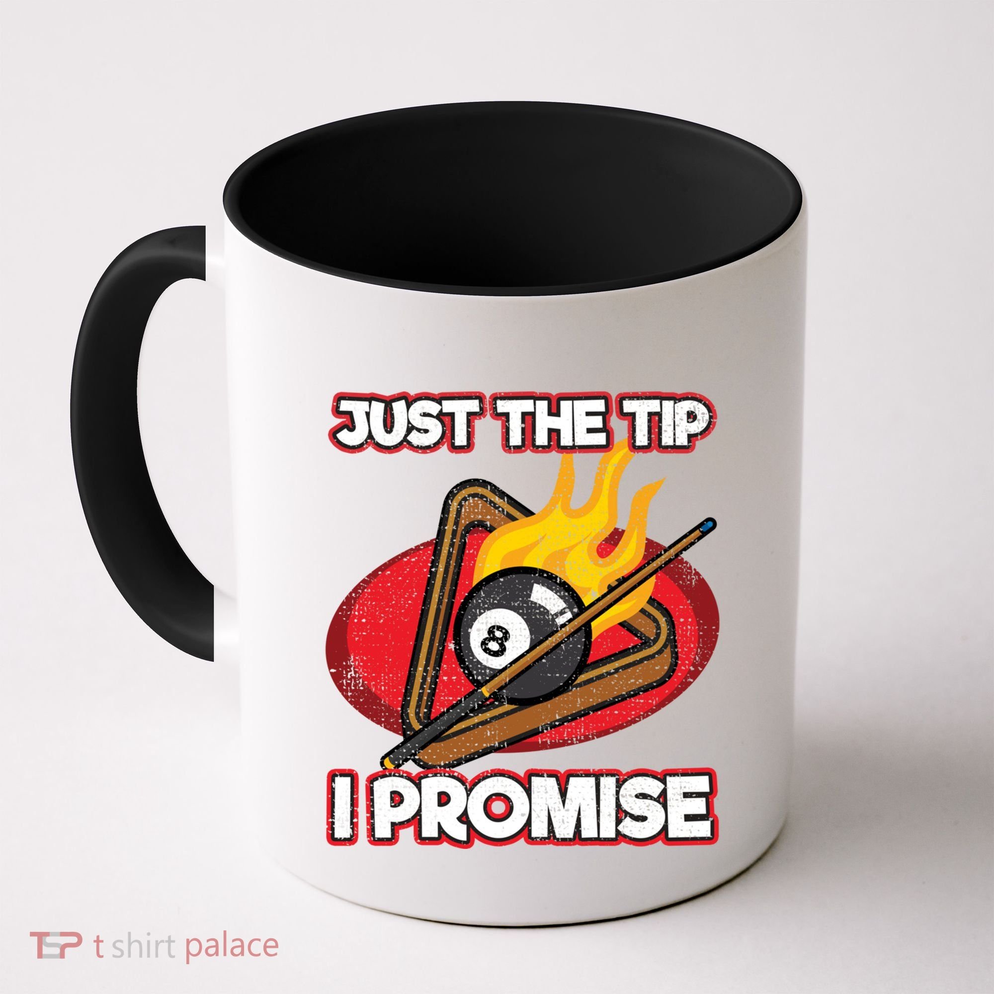 Billiards Player Just The Tip Promise Magic Shot Pool Cute Gift Coffee Mug