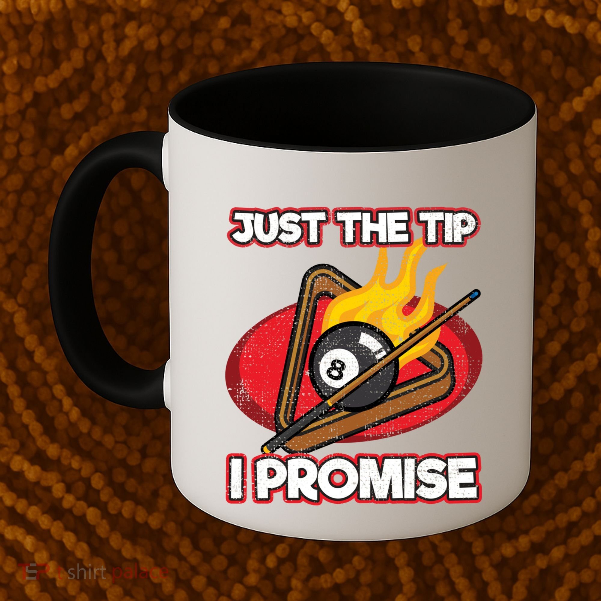 Billiards Player Just The Tip Promise Magic Shot Pool Cute Gift Coffee Mug