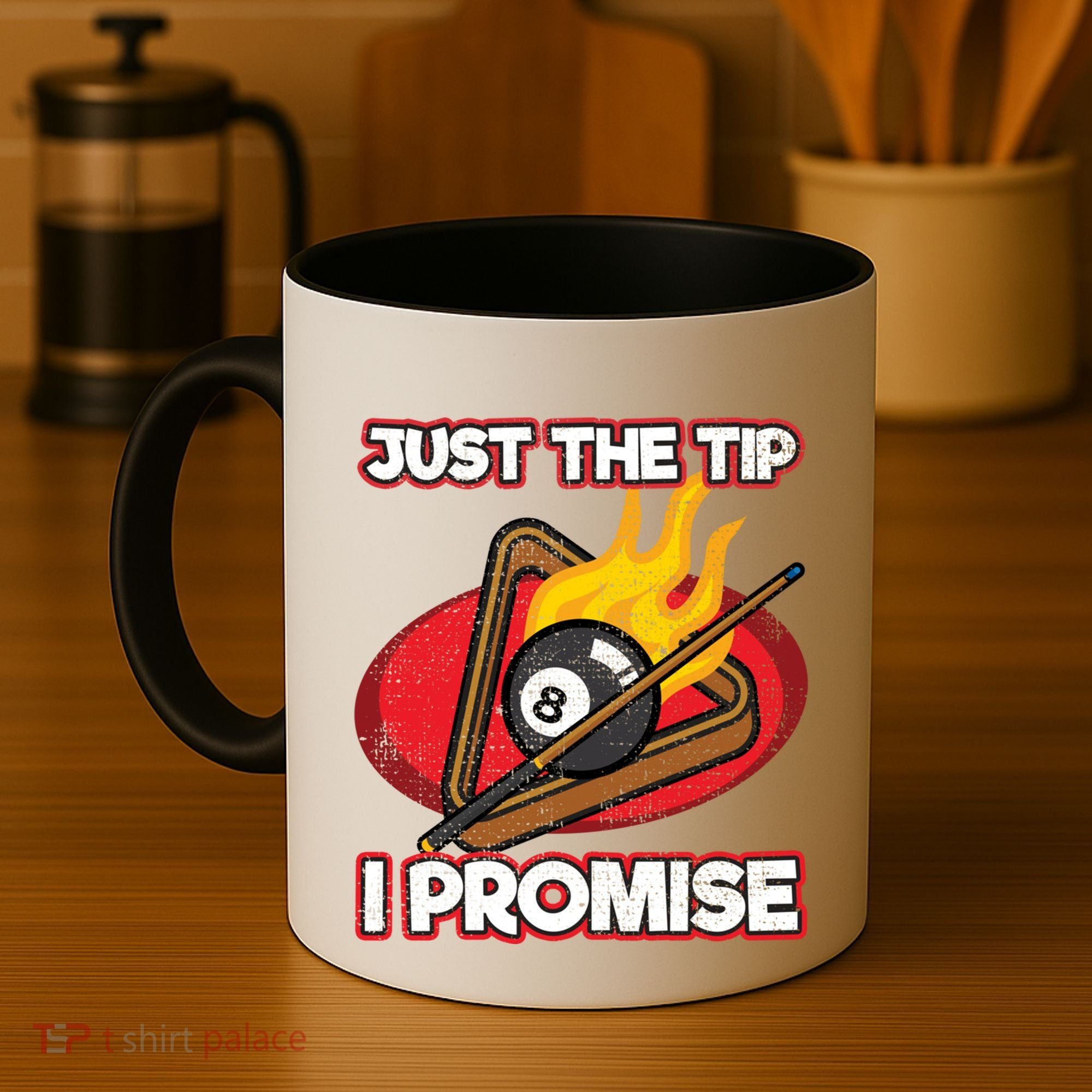 Billiards Player Just The Tip Promise Magic Shot Pool Cute Gift Coffee Mug