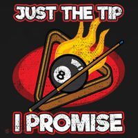 Billiards Player Just The Tip Promise Magic Shot Pool Cute Gift Women's Hoodie thumb 2