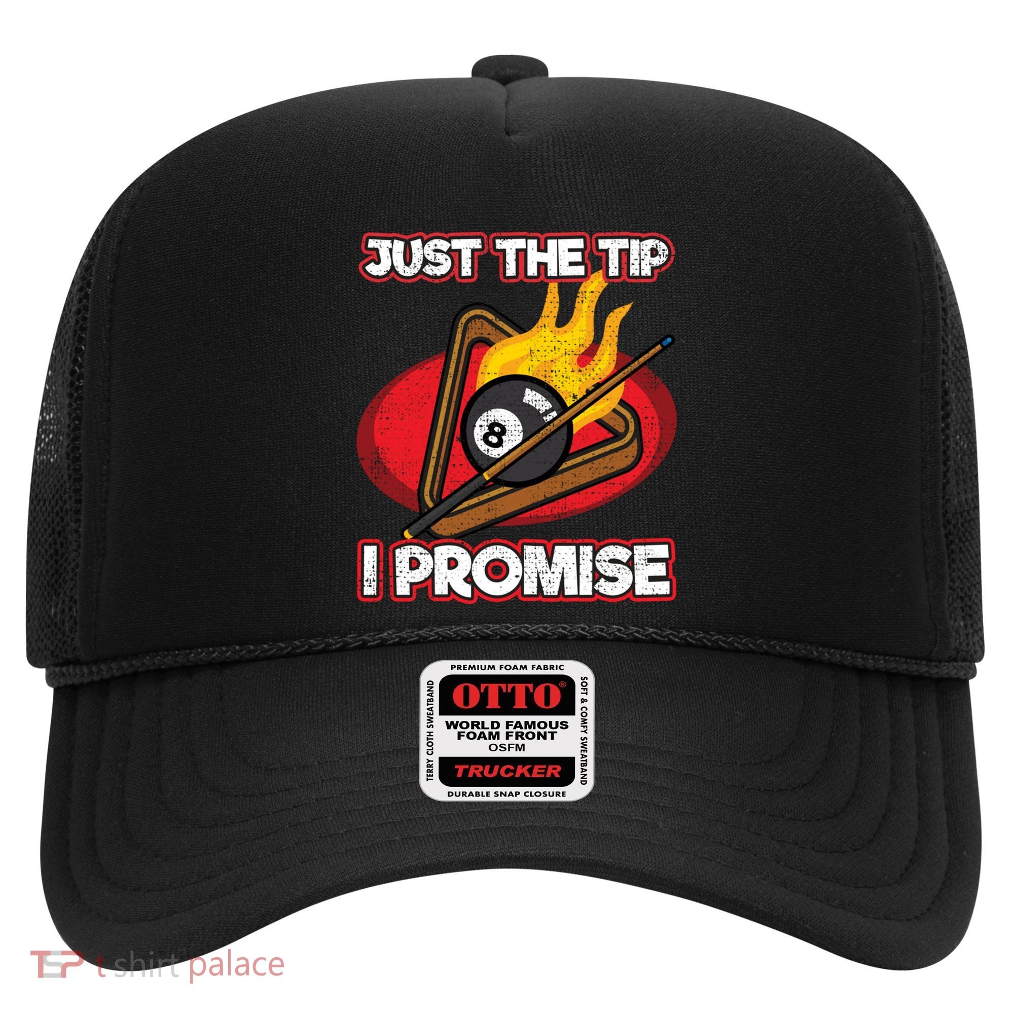Billiards Player Just The Tip Promise Magic Shot Pool Cute Gift Hat