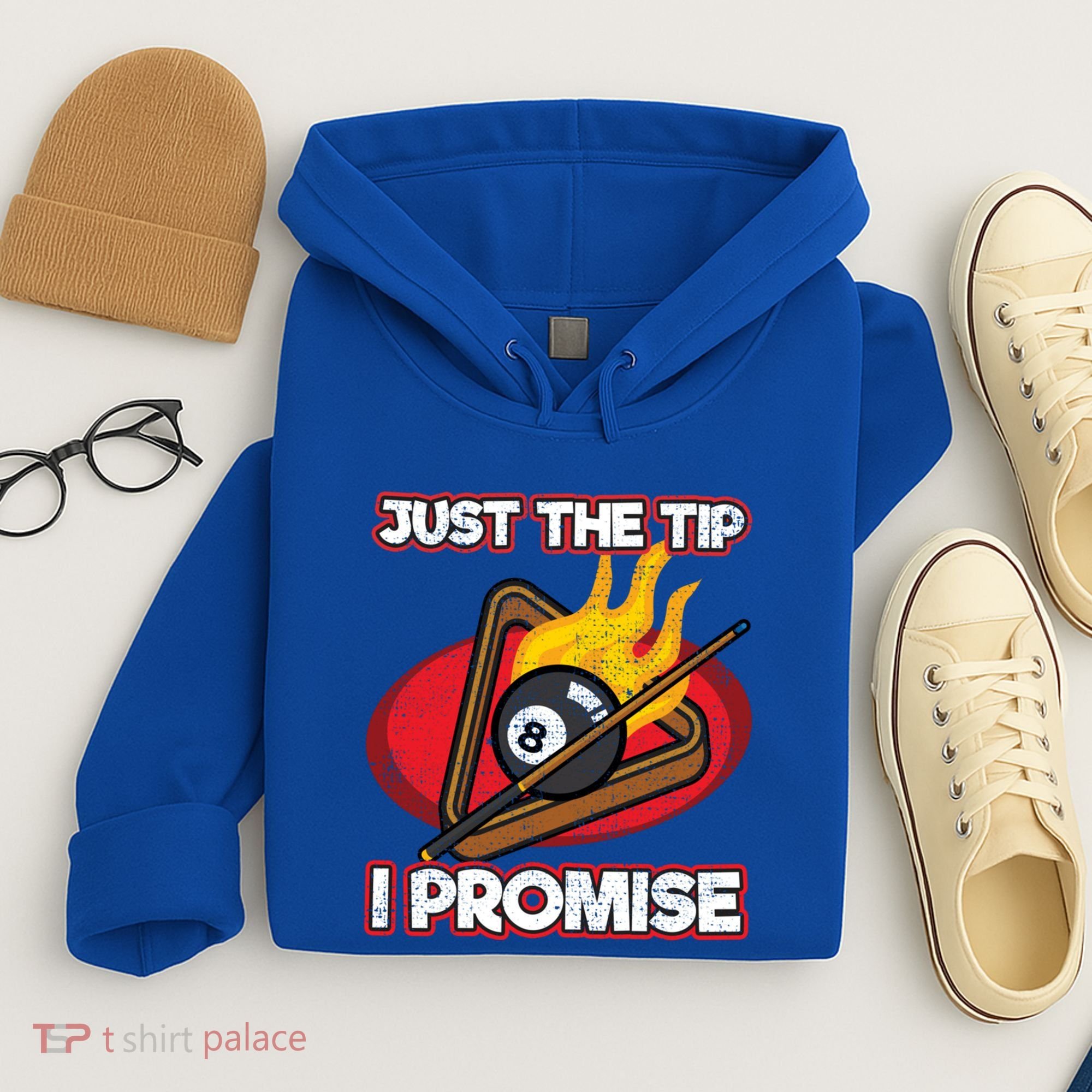 Billiards Player Just The Tip Promise Magic Shot Pool Cute Gift Hoodie