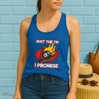 Billiards Player Just The Tip Promise Magic Shot Pool Cute Gift Women's Tank Top thumb 2