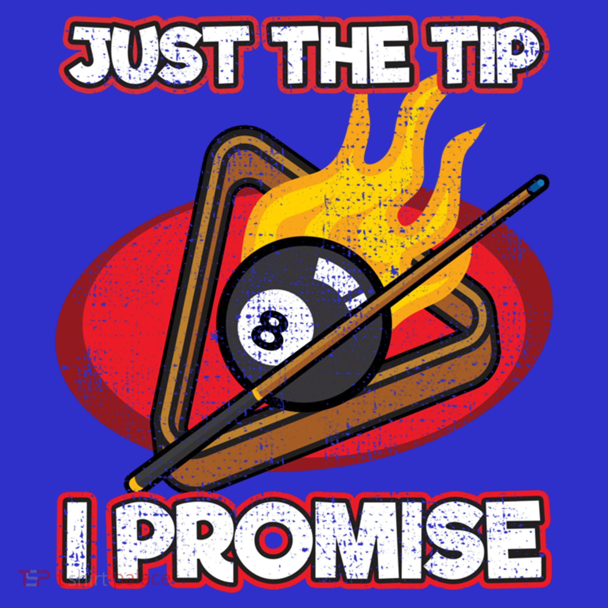Billiards Player Just The Tip Promise Magic Shot Pool Cute Gift Women's Tank Top