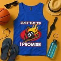 Billiards Player Just The Tip Promise Magic Shot Pool Cute Gift Tank Top thumb 4