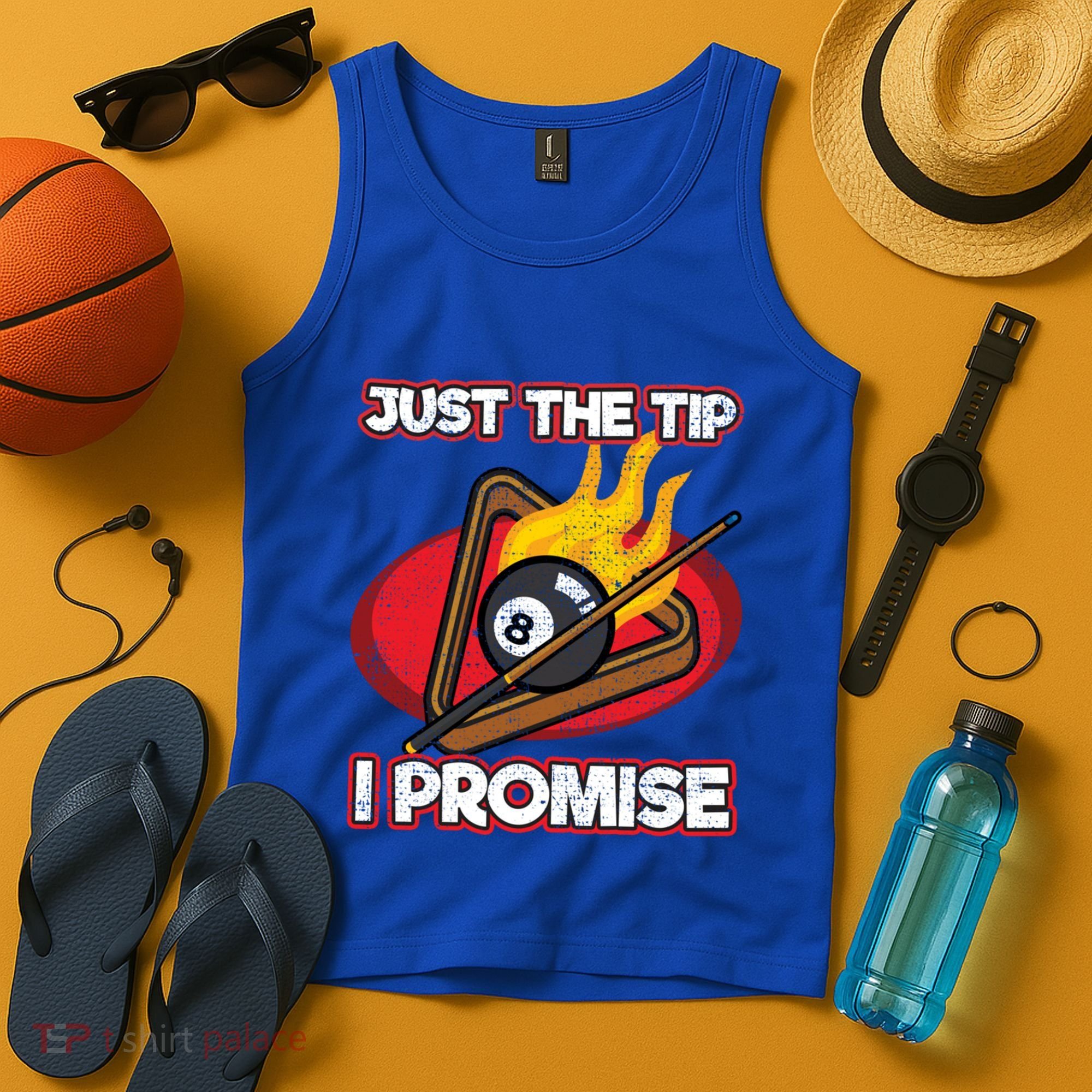 Billiards Player Just The Tip Promise Magic Shot Pool Cute Gift Tank Top