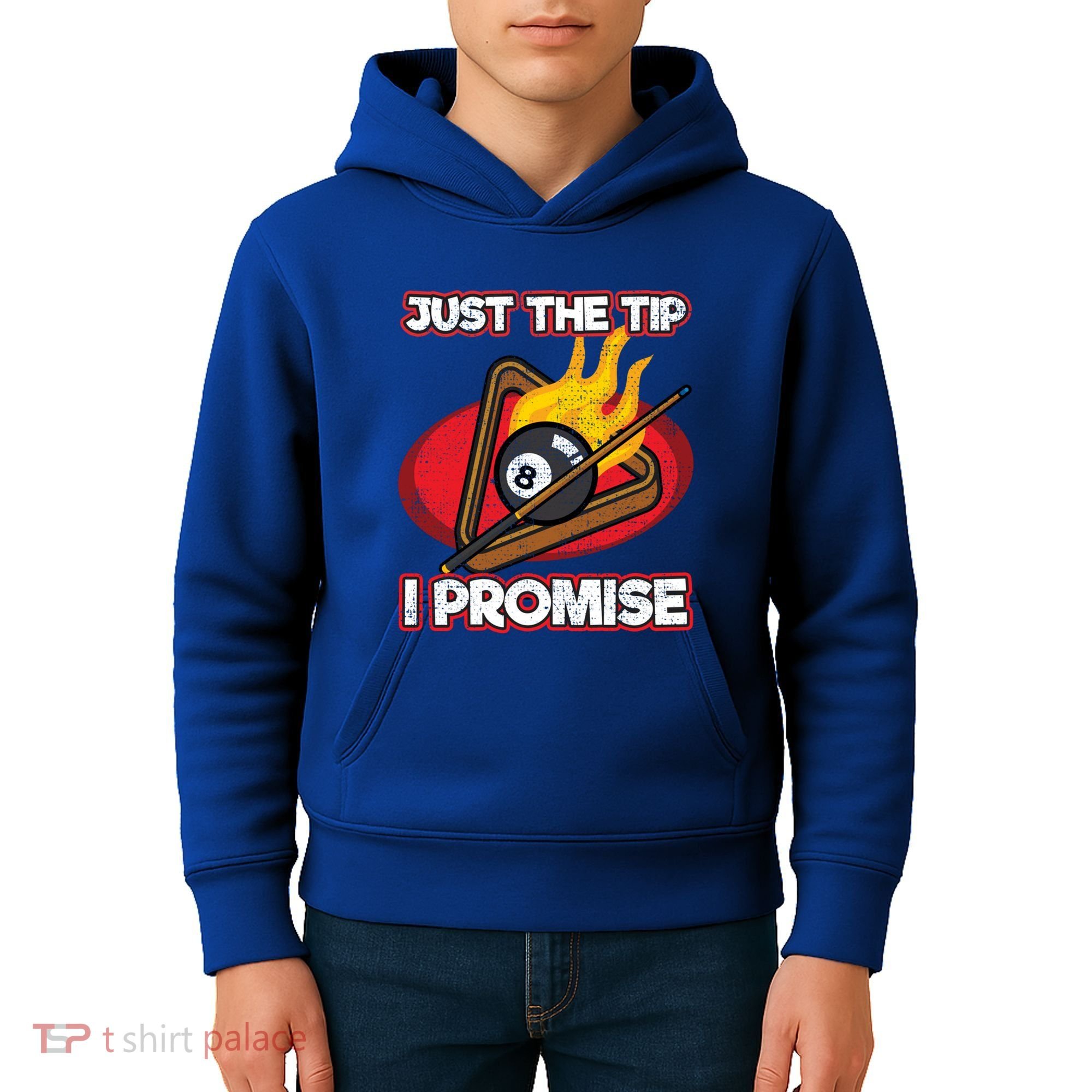 Billiards Player Just The Tip Promise Magic Shot Pool Cute Gift Kids Hoodie