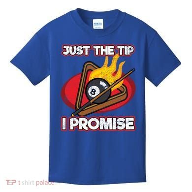 Billiards Player Just The Tip Promise Magic Shot Pool Cute Gift Kids T-Shirt