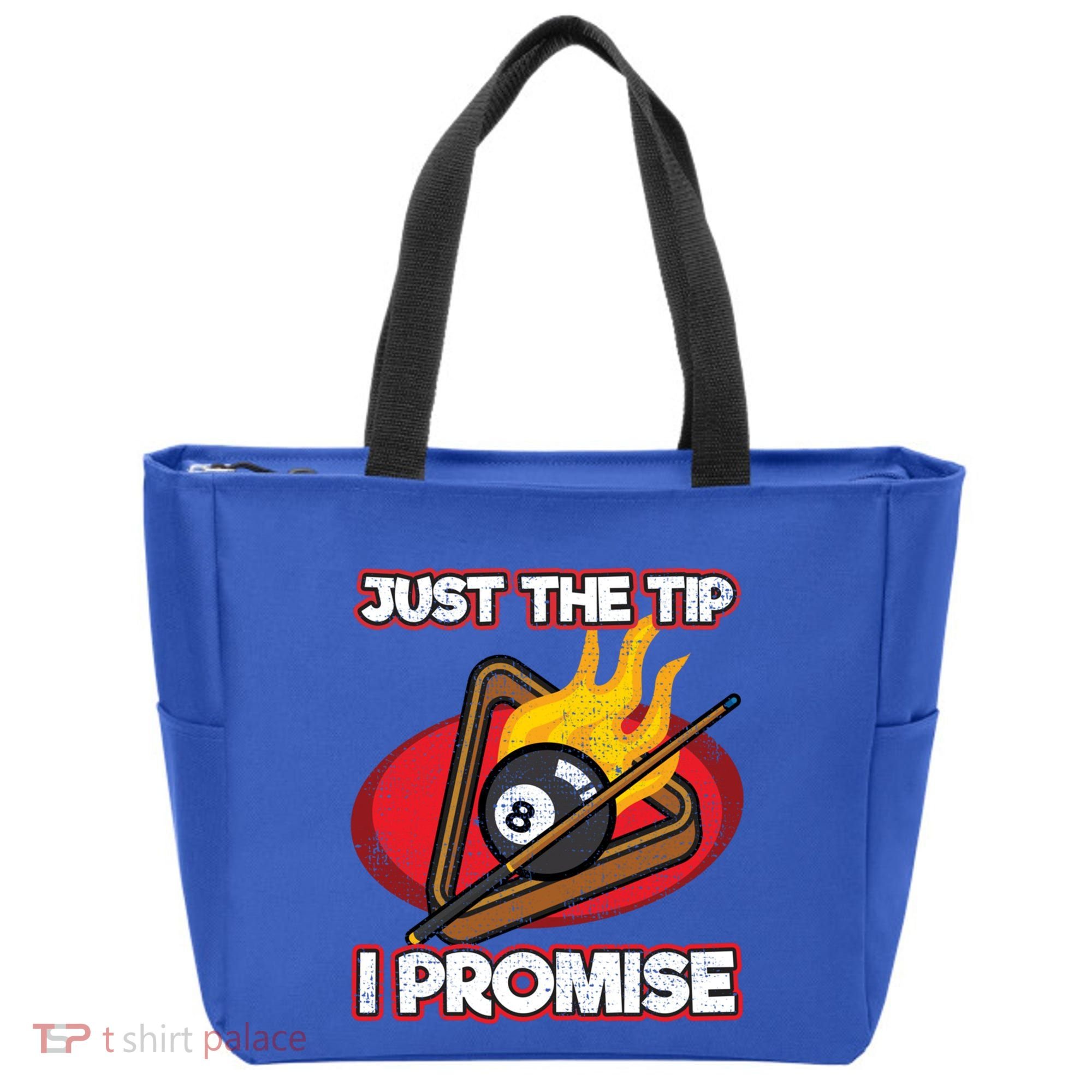 Billiards Player Just The Tip Promise Magic Shot Pool Cute Gift Tote Bag