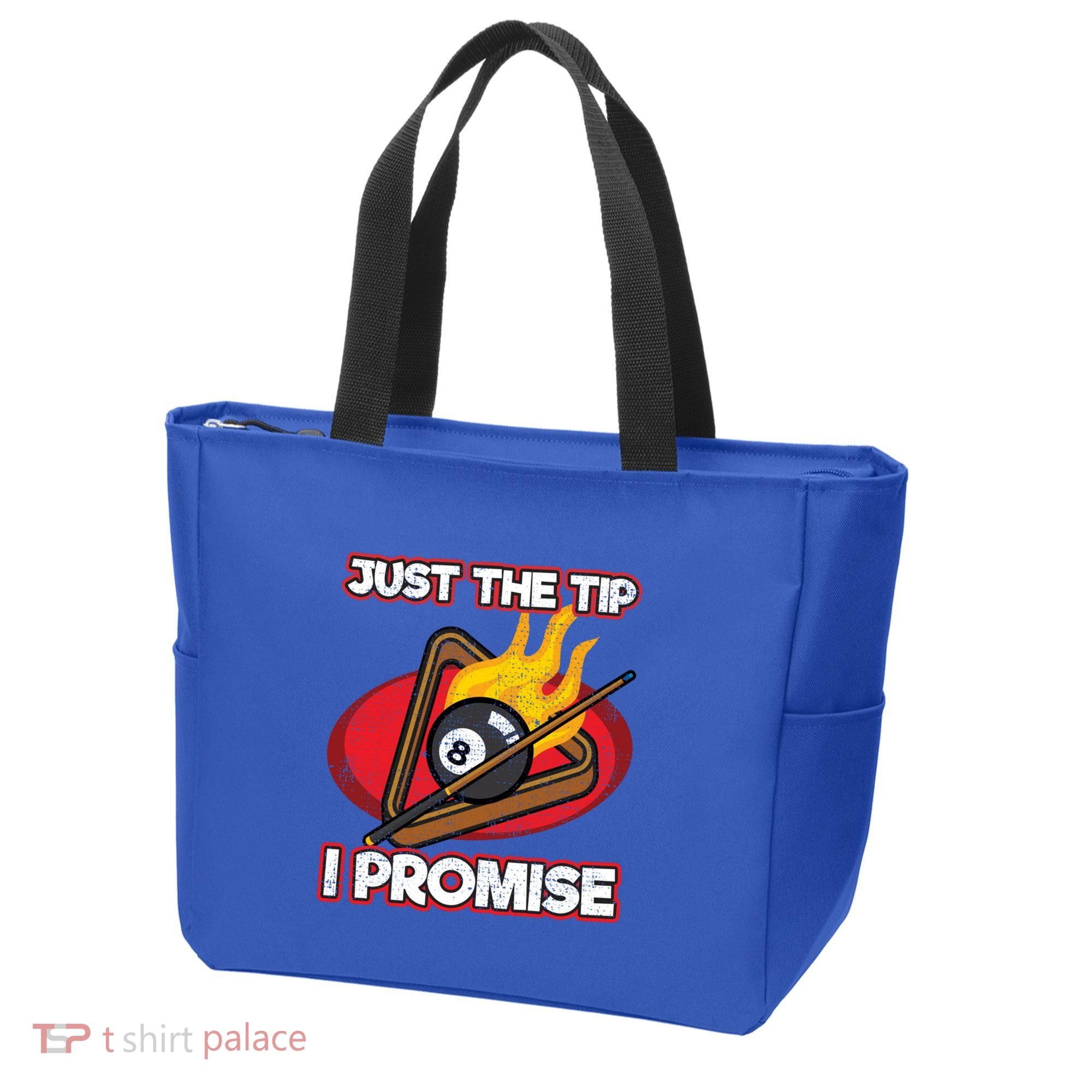 Billiards Player Just The Tip Promise Magic Shot Pool Cute Gift Tote Bag