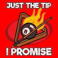 Billiards Player Just The Tip Promise Magic Shot Pool Cute Gift Santa Hat thumb 1
