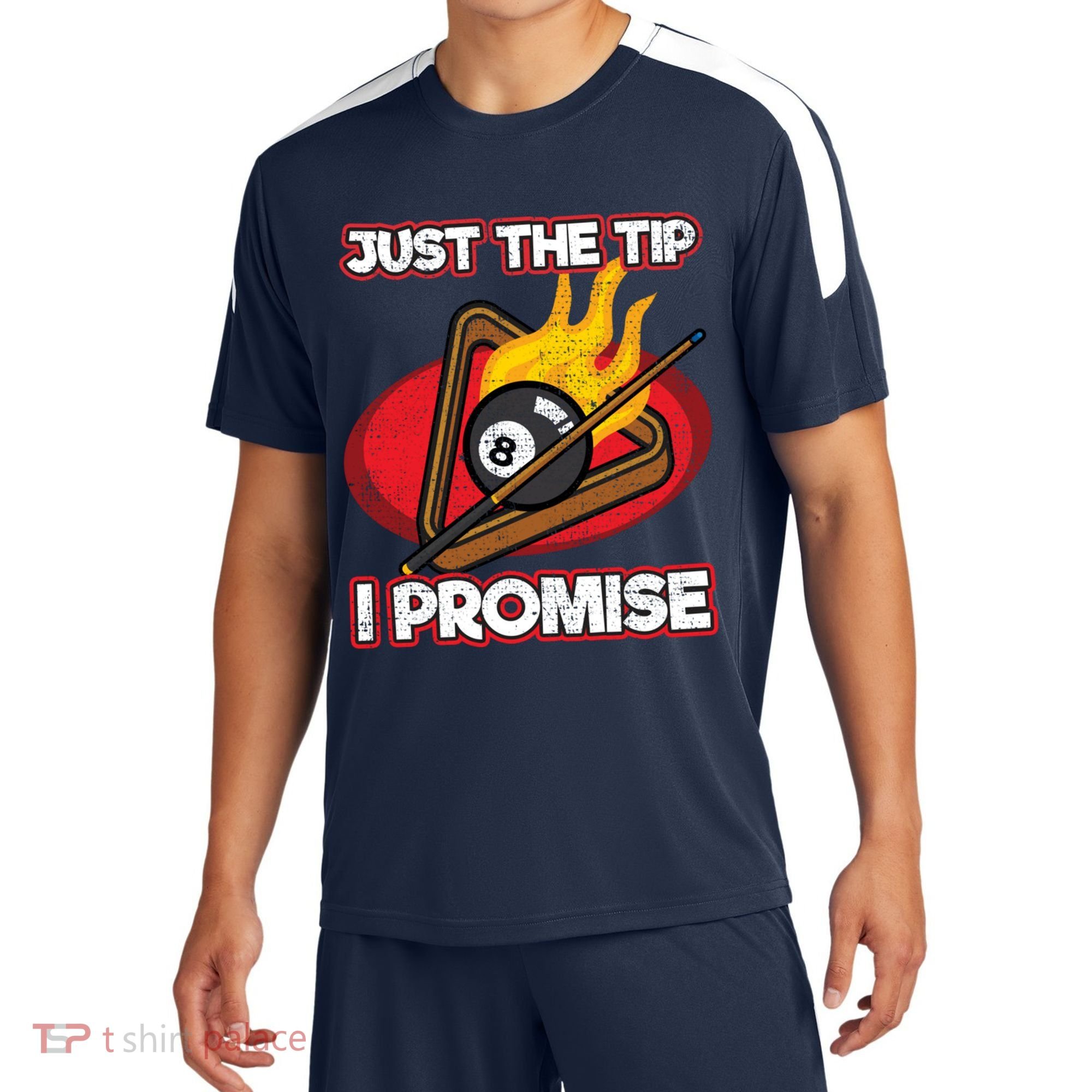 Billiards Player Just The Tip Promise Magic Shot Pool Cute Gift Sport-Tek Competitor United Soccer Jersey