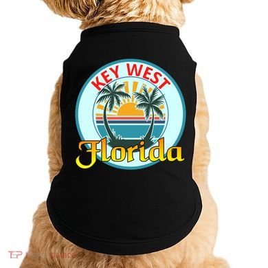 Beach Please Key West Florida Beach Spring Break Cute Gift Doggie Tank