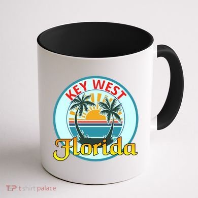 Beach Please Key West Florida Beach Spring Break Cute Gift Coffee Mug back