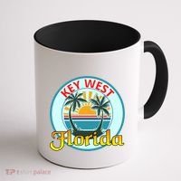 Beach Please Key West Florida Beach Spring Break Cute Gift Coffee Mug thumb 1