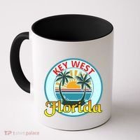 Beach Please Key West Florida Beach Spring Break Cute Gift Coffee Mug thumb 0