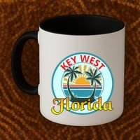 Beach Please Key West Florida Beach Spring Break Cute Gift Coffee Mug thumb 2