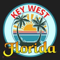 Beach Please Key West Florida Beach Spring Break Cute Gift Golf Towel thumb 3