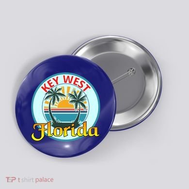 Beach Please Key West Florida Beach Spring Break Cute Gift Button