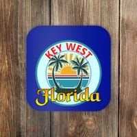 Beach Please Key West Florida Beach Spring Break Cute Gift Coaster thumb 0