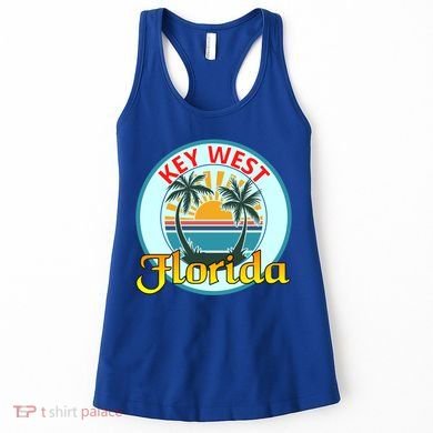 Beach Please Key West Florida Beach Spring Break Cute Gift Women's Tank Top