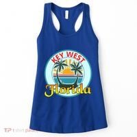 Beach Please Key West Florida Beach Spring Break Cute Gift Women's Tank Top thumb 0